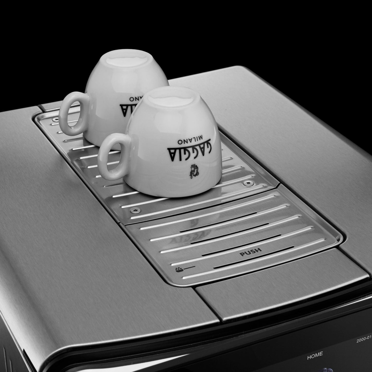 Gaggia Accademia Kaffeevollautomat Edelstahl, Tassenablage