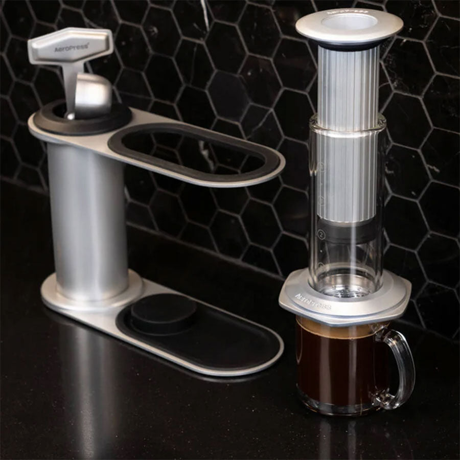 AeroPress Stainless Steel Organizer für AeroPress Premium, Clear und Original