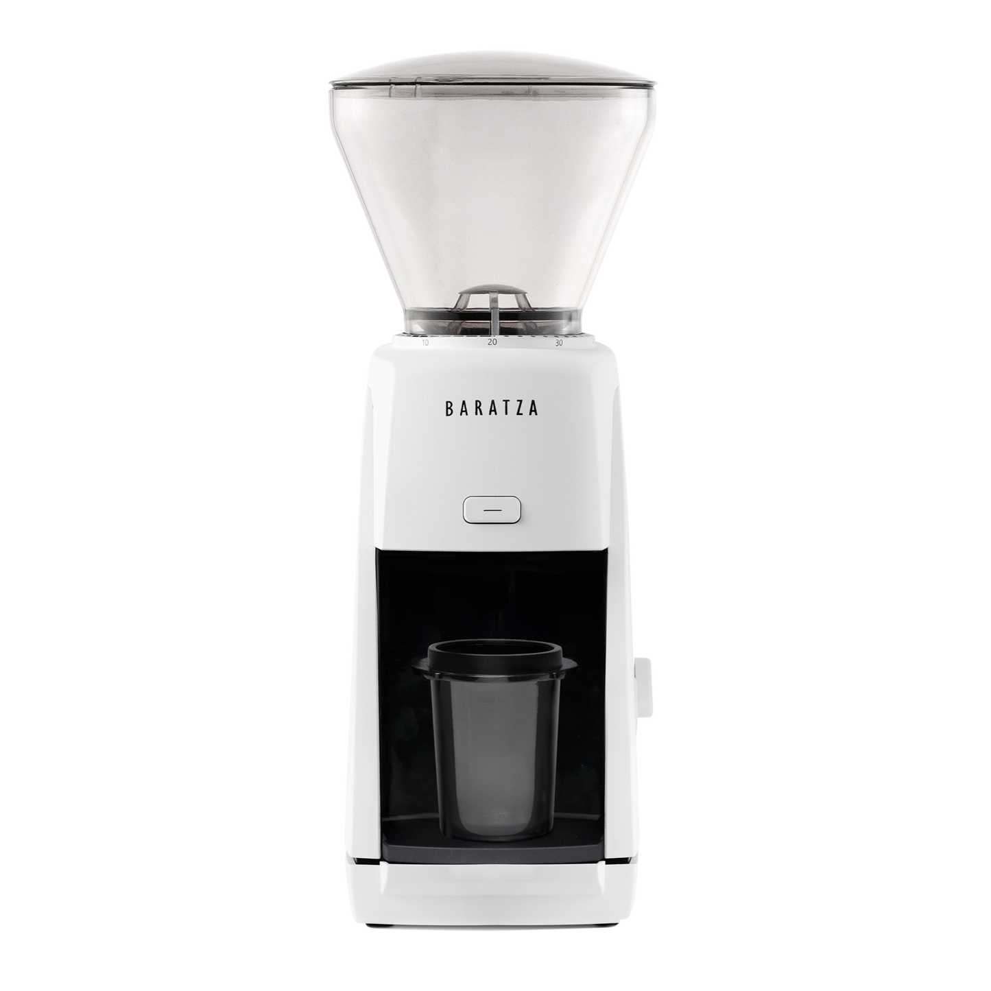 Baratza Encore ESP elektrische Kaffeemühle weiß, Ansicht von vorne