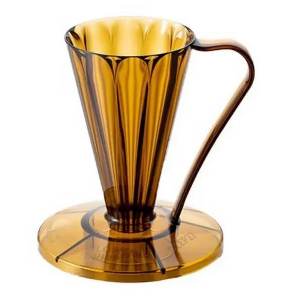 CAFEC Handfilter Flower Dripper Deep 27 - Made in Japan Brown