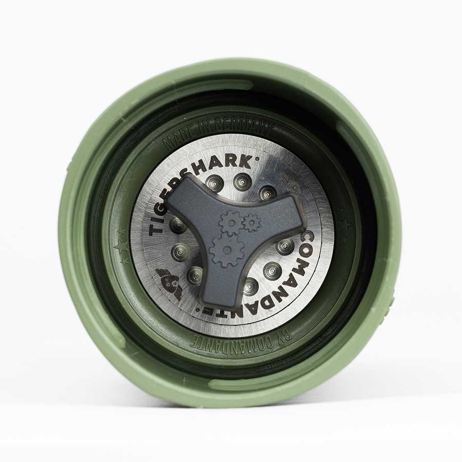 Comandante Kaffeemühle X25 Trailmaster Forest, Ansicht Mahlgradeinstellung