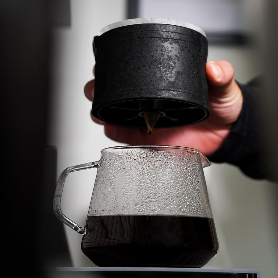 Graycano Cork Sleeve Pro Volcano mit Graycano Dripper und Pourcano Server