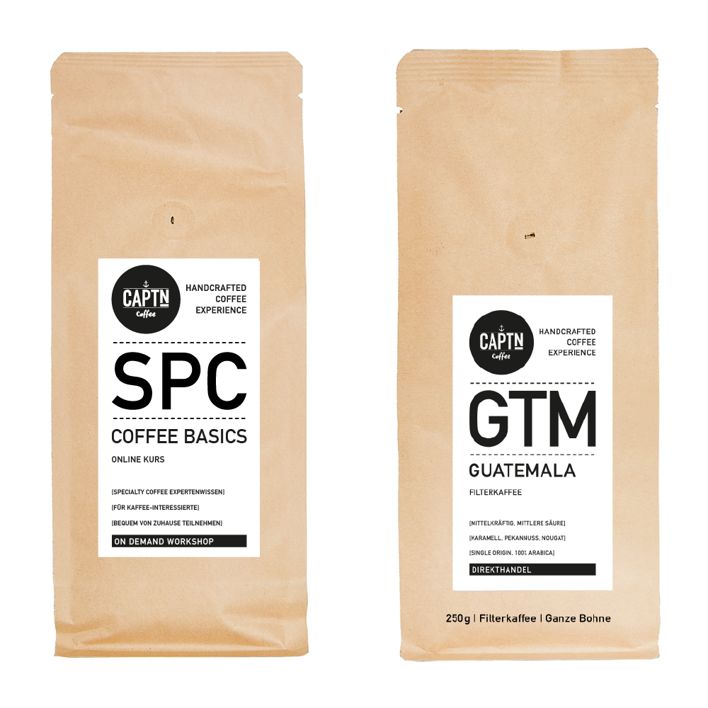 Baristakurs - Specialty Coffee Basics (Online) & Guatemala Kaffee, 250g