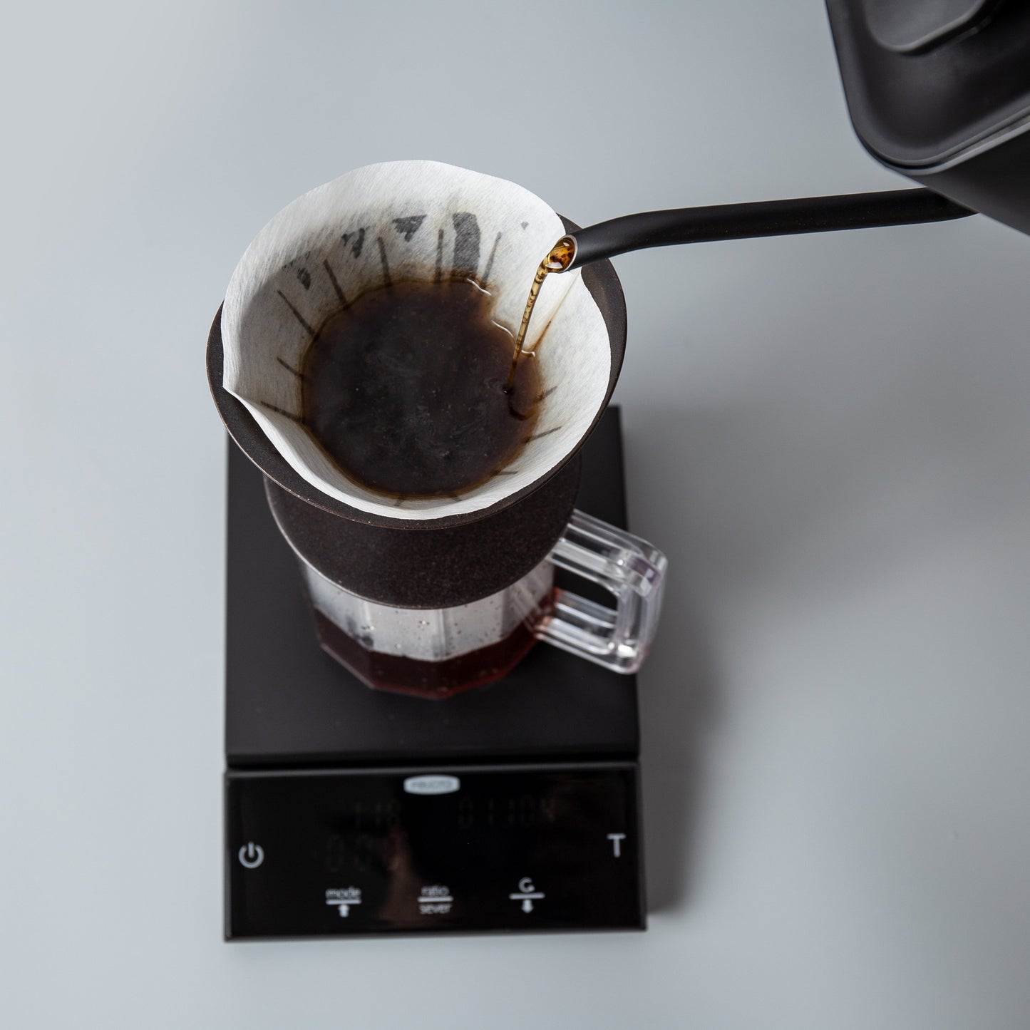 Felicita Incline Digitale Waage mit Bluetooth, schwarz
