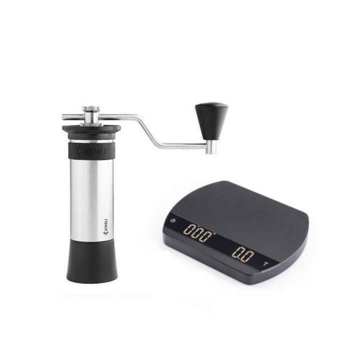 Kinu M47 Phoenix Kaffeemühle + Felicita Arc Espressowaage - Set