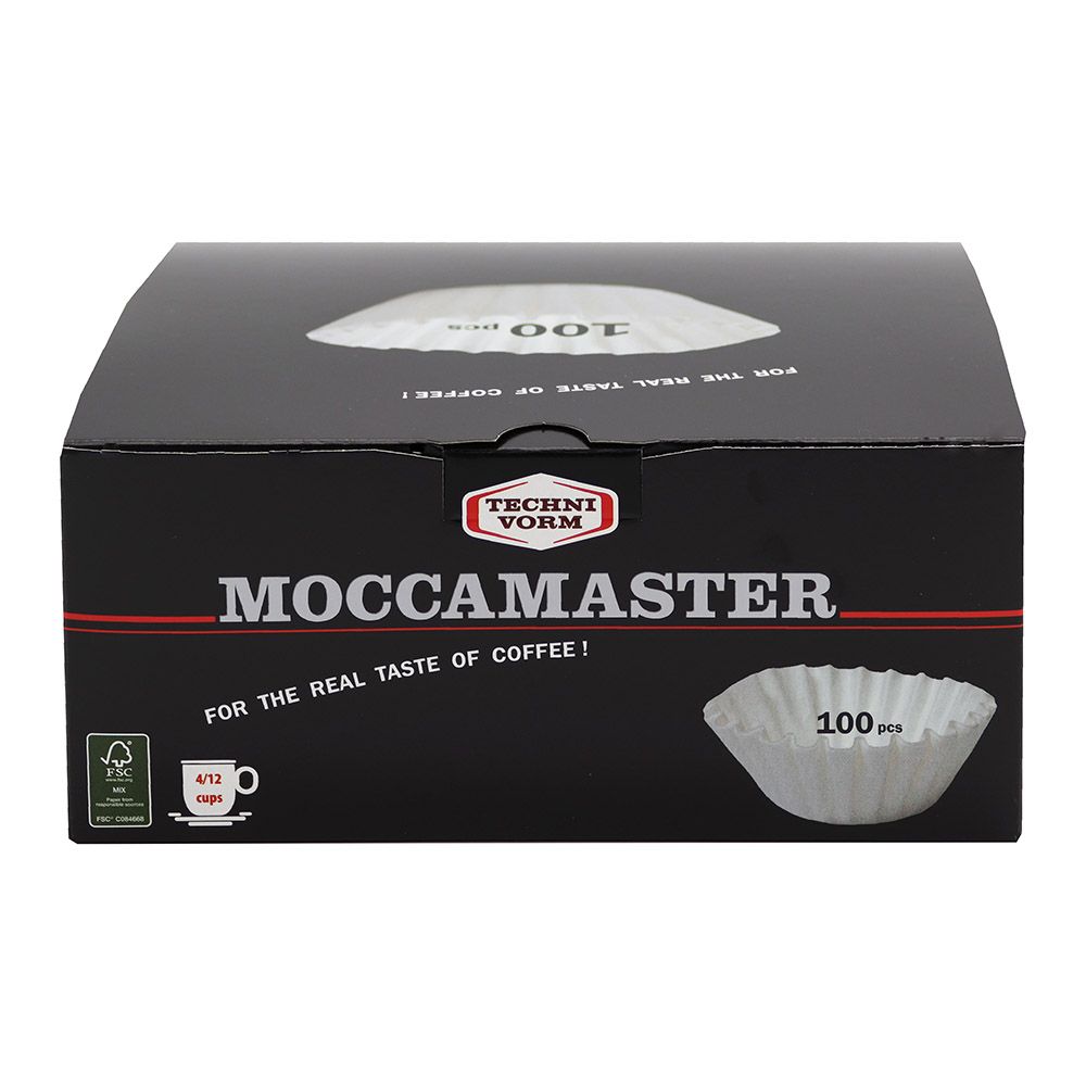 Moccamaster Korbfilterpapier 100 Stück mit Karton