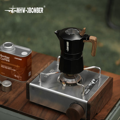 MHW-3BOMBER Double Valve Moka Pot Espressokocher 100 ml