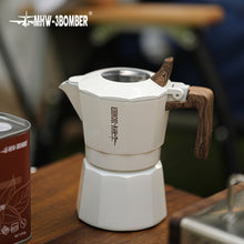 Laden Sie das Bild in den Galerie-Viewer, MHW-3BOMBER Double Valve Moka Pot Espressokocher 100 ml