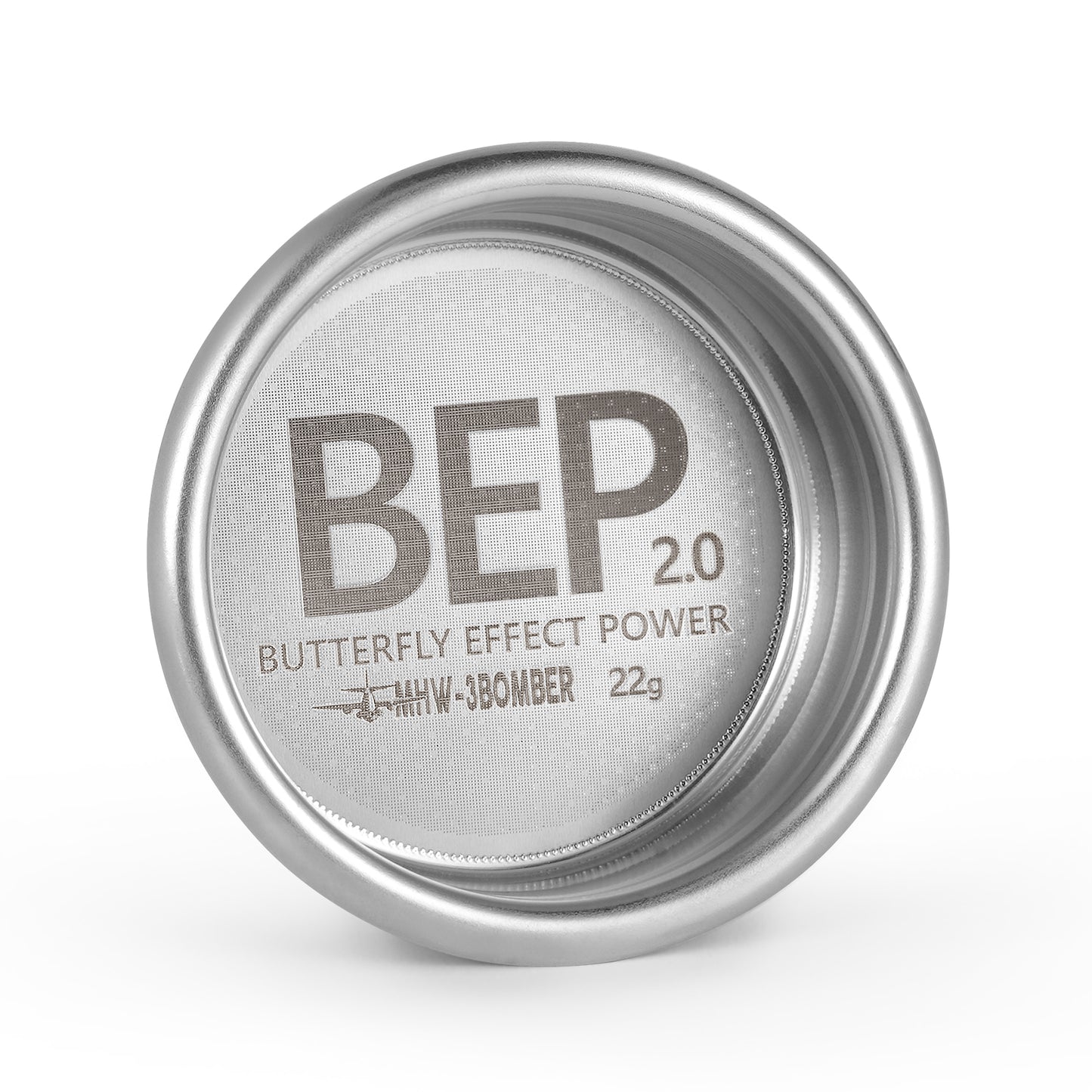 MHW-3BOMBER BEP Butterfly Filter Basket Filterkorb 2.0 58,35 mm 22 g Frontansicht