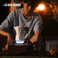 Laden Sie das Bild in den Galerie-Viewer, MHW-3BOMBER Double Valve Moka Pot Espressokocher 100 ml, Camping