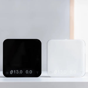 Acaia Pearl S Digitale Waage mit Brewguide weiß und schwarz