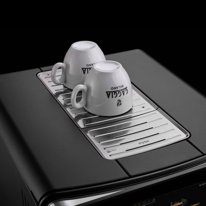 Gaggia Accademia Kaffeevollautomat Black Glass, Tassenablage