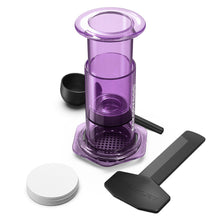 Load image into Gallery viewer, AeroPress Clear Kaffeebereiter Clear Purple, Lieferumfang