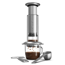 Load image into Gallery viewer, AeroPress Premium Coffee Press Kaffeebereiter aus Glas und Edelstahl