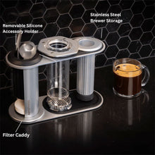 Laden Sie das Bild in den Galerie-Viewer, AeroPress Stainless Steel Organizer für AeroPress Premium, Clear und Original