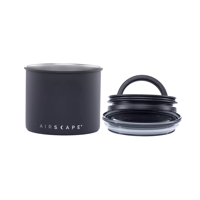 Airscape Edelstahl-Aufbewahrungsdose für Kaffee 250g Schwarz