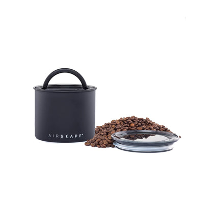 Airscape Edelstahl-Aufbewahrungsdose für Kaffee 250g Schwarz