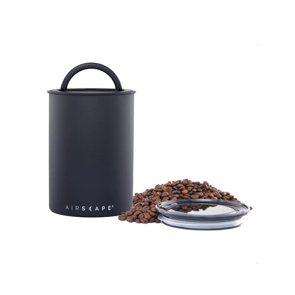 Airscape Edelstahl-Aufbewahrungsdose für Kaffee 500g Schwarz