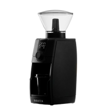 Load image into Gallery viewer, Baratza Encore ESP Pro elektrische Kaffeemühle schwarz, mit transprentem Bohnenbehälter, schräge Seitenansicht