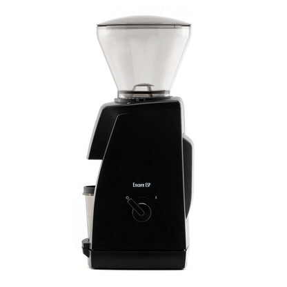 Baratza Encore ESP elektrische Kaffeemühle schwarz, Seutenansicht