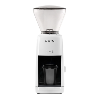 Baratza Encore ESP elektrische Kaffeemühle weiß, Ansicht von vorne
