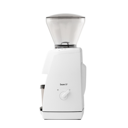 Baratza Encore ESP elektrische Kaffeemühle weiß, Seitenansicht