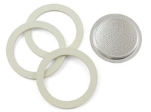 Bialetti Dichtung & Filtersieb Set – Original Ersatzteile für Aluminium Espressokocher