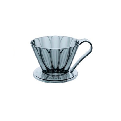 CAFEC Handfilter Flower Dripper Oval 102 Clear Black