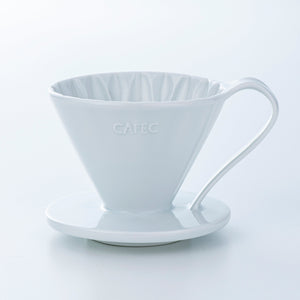 CAFEC Handfilter Arita Flower Dripper Cup 1 Weiß