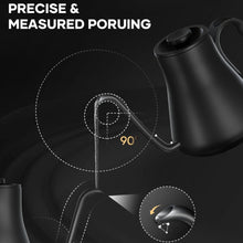 Laden Sie das Bild in den Galerie-Viewer, Cocinare Flow Gooseneck Kettle Wasserkocher elektrisch, 0,9 l