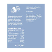 Load image into Gallery viewer, Coffee Circle Nitro Cold Brew Latte 250 ml, Etikett