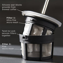 Laden Sie das Bild in den Galerie-Viewer, Espro P0 Ultralight Travel Coffee Press French Press für unterwegs, Aufbau Filter