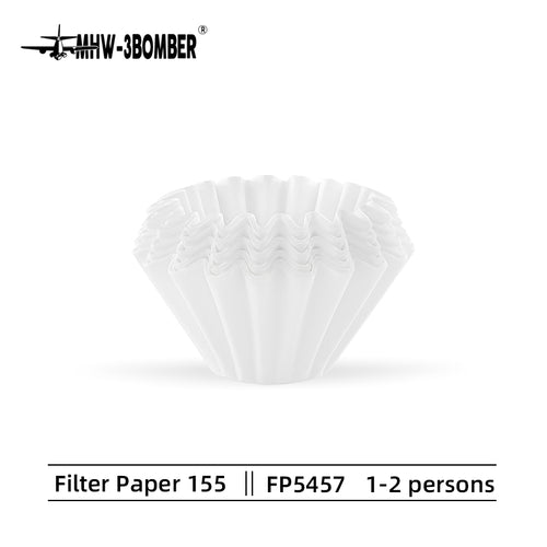 MHW-3BOMBER Cake Paper Filter Filterpapier 155, 50 Stück