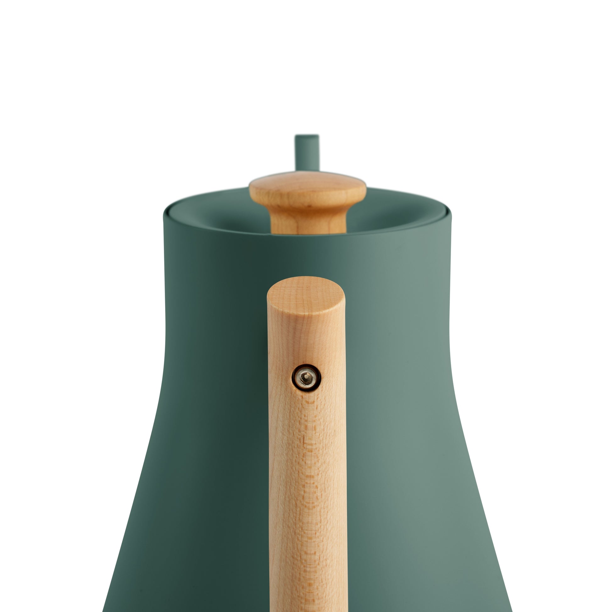 Fellow Stagg EKG Wasserkocher elektrisch, Smoke Green + Maple 0,9 l