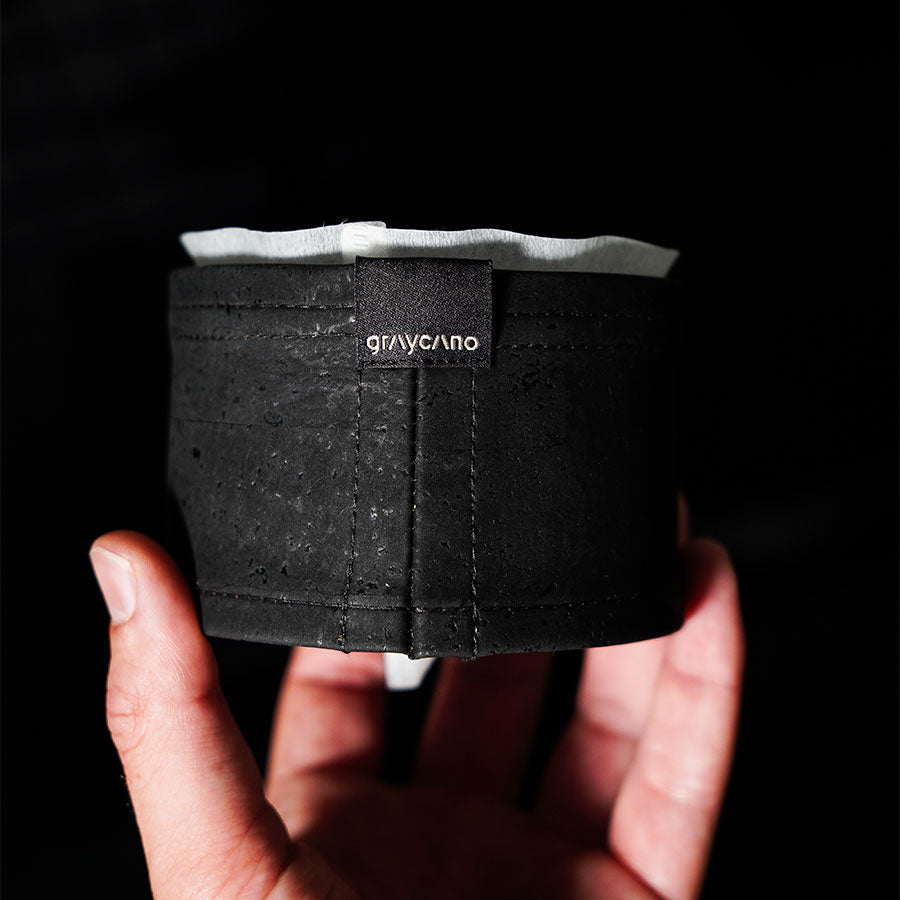 Graycano Cork Sleeve Pro Volcano mit Graycano Dripper