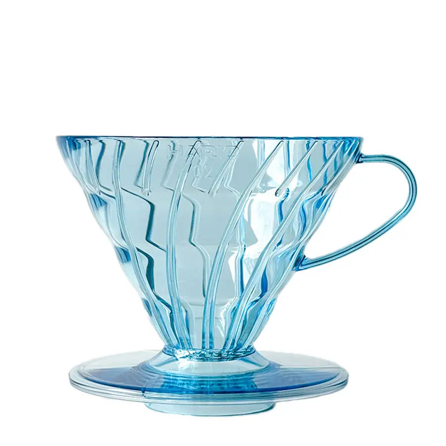 Hario x Project Waterfall V60 Dripper 02 in Transparent Blue