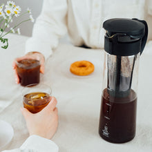 Load image into Gallery viewer, Hario Cold Brew Kaffeebereiter Mizudashi Coffee Pot 1l schwarz