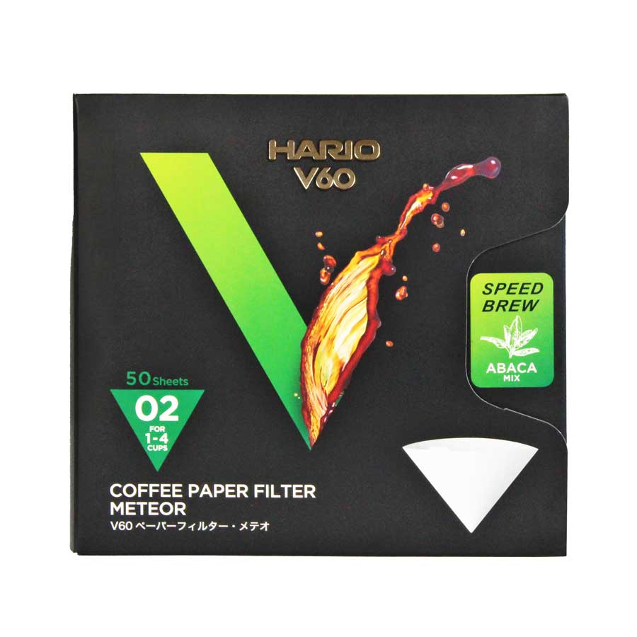 Hario V60 Meteor Filterpapier Gr. 02, 50 Stück
