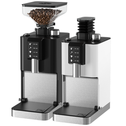 HeyCafé Jack Allround Grinder Elektrische Kaffeemühle Schwarz und weiß