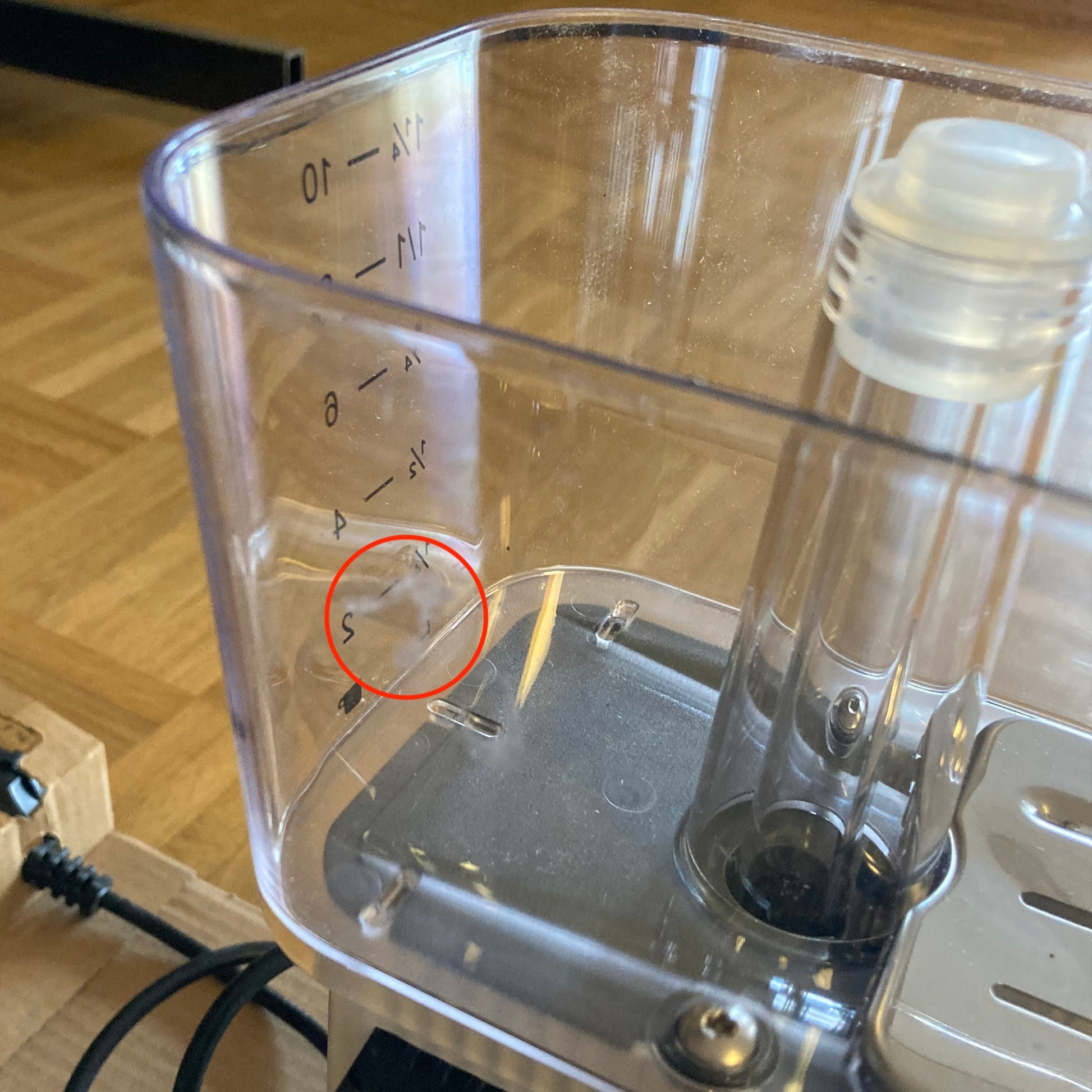 Kratzer Wassertank