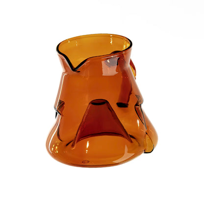Icosa Cyclone Carafe Standard 550 ml Amber aus Borosilikatglas