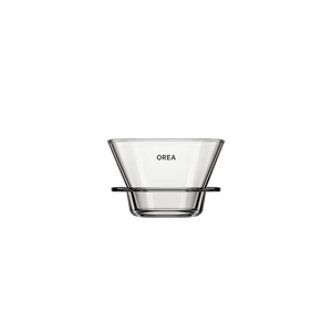 OREA O1 Dripper Tritan Smoke Black – Flat-Bottom Kaffeefilter für 1 Tasse