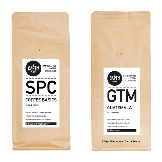 Baristakurs - Specialty Coffee Basics (Online)  & Guatemala Kaffee, 250g