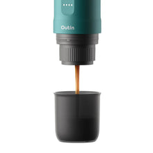 Laden Sie das Bild in den Galerie-Viewer, OutIn Nano tragbare elektrische Espressomaschine für unterwegs Outin Teal