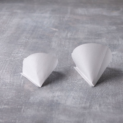 Hario V60 Filterpapier Größe 01 und 02 im Vergleich