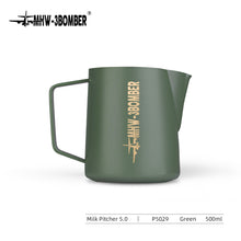 Laden Sie das Bild in den Galerie-Viewer, MHW-3BOMBER Milk Pitcher 5.0 Milchkännchen Wilderness Green 500 ml