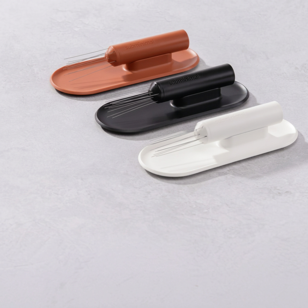 Subminimal Flux Electric WDT Tools in Terracotta, Schwarz und Weiß mit Ablagen