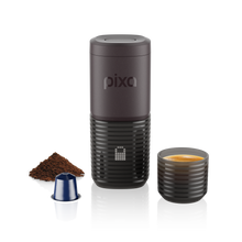 Wacaco Pixapresso tragbare elektrische Espressomaschine für unterwegs Dark Burgundy