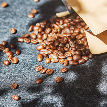 Load image into Gallery viewer, Offener Kaffeebeutel mit Bohnen