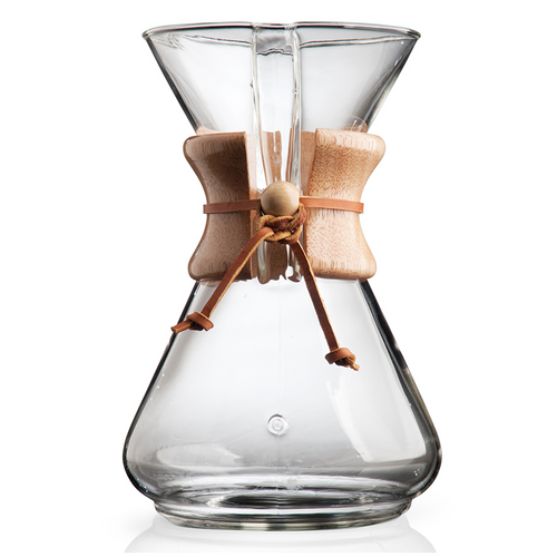 Chemex Kaffeekaraffe aus Glas für 10 Tassen